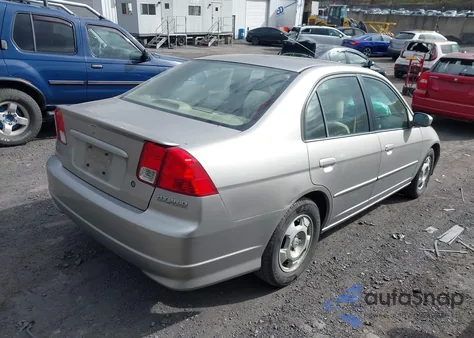 2004 Honda Civic Hybrid z USA, uszkodzony, nr VIN JHMES96604S016241